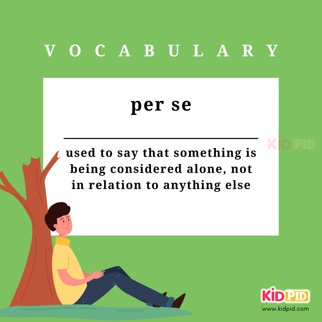 per se-Vocabulary-English Phrases
