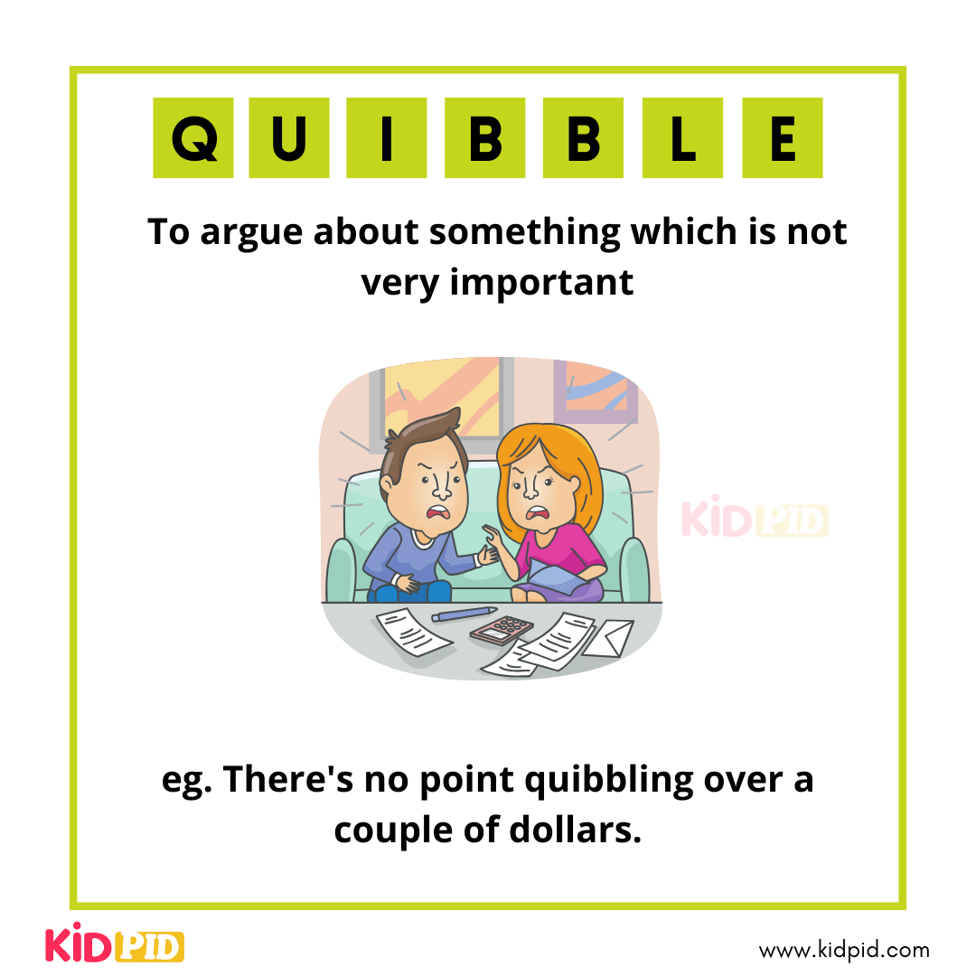 Quibble - Vocabulary