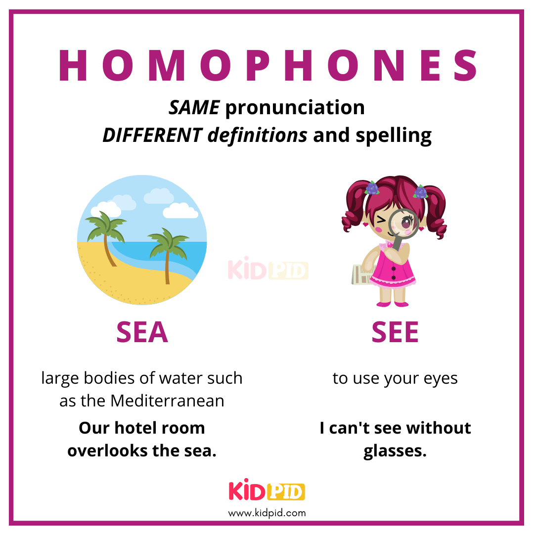 Sea VS See - Homophones