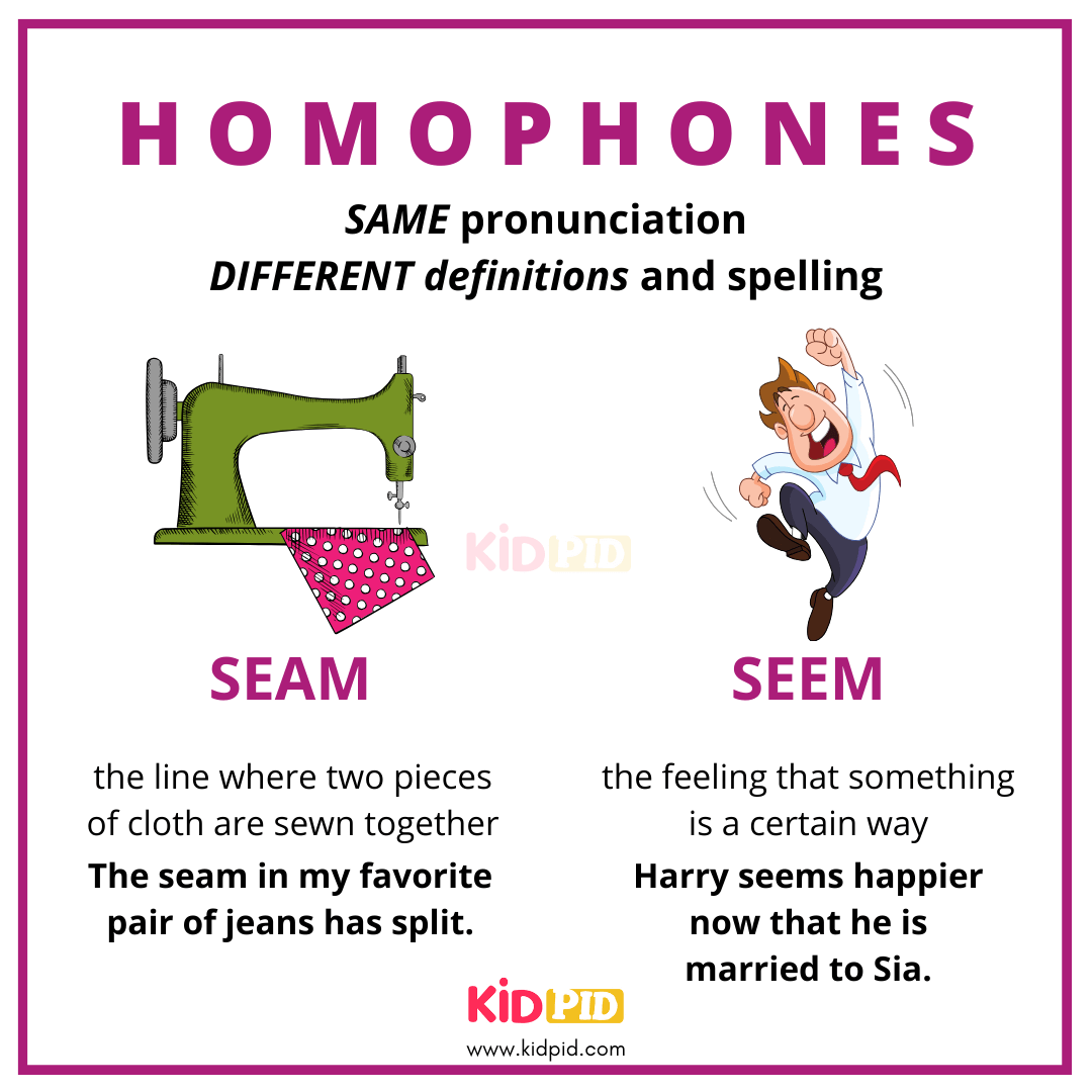 Seam VS Seem - Homophones