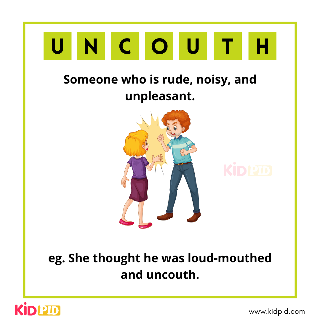 Uncouth - Vocabulary