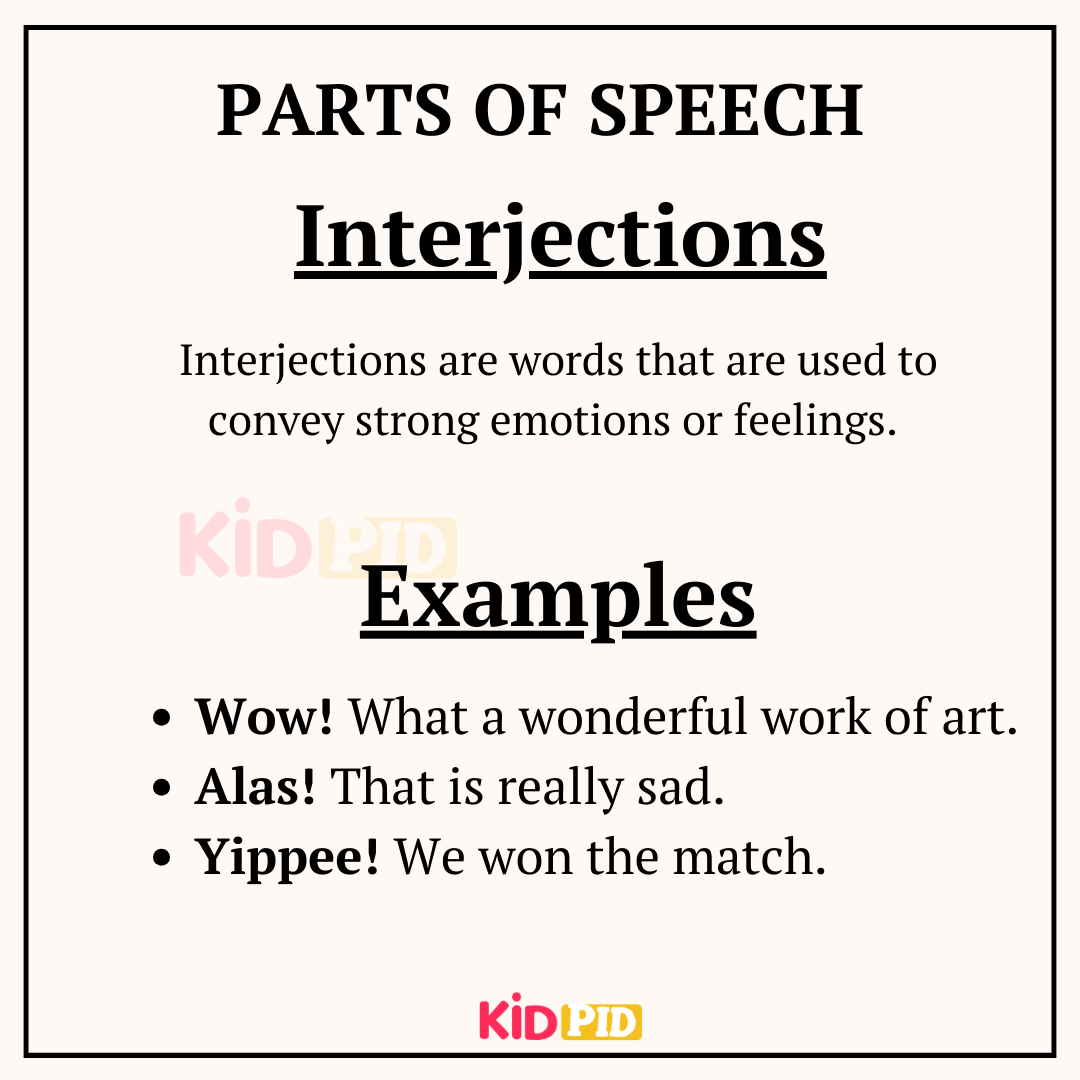 Interjections - Parts Of Speech (5)