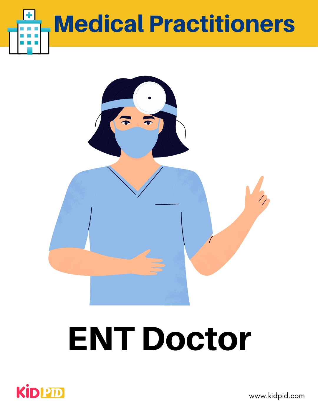 ENT doctor treating ear nose throat problems
