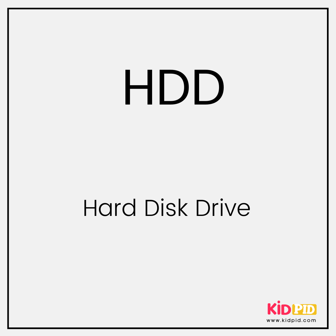 HDD-Popular Full Forms