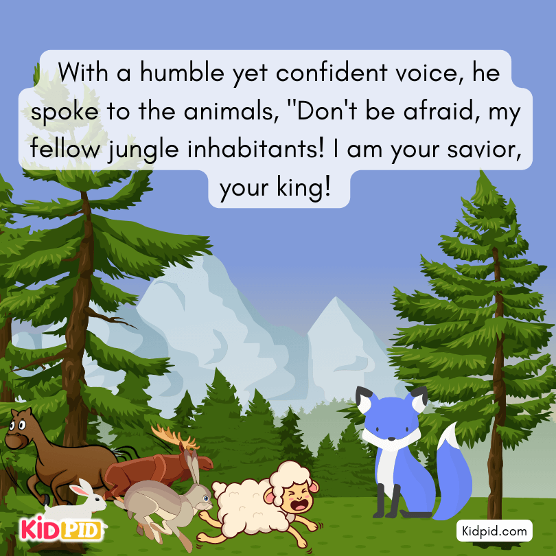 fox Impress the animals