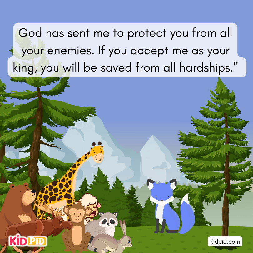 Fox want to king of the jungle