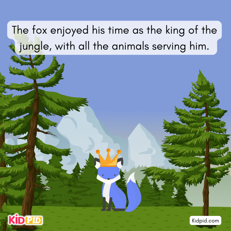 The fox was enjoyed as a king of the jungle