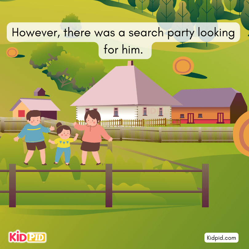 children looking the fox 