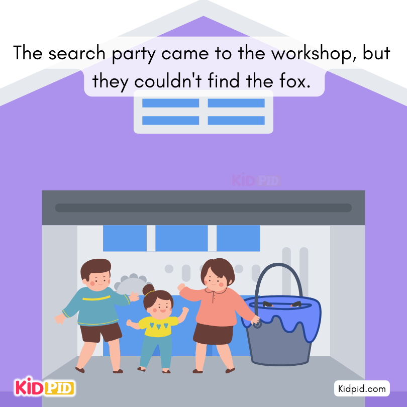 children come to find the fox