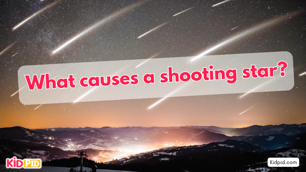 What causes a shooting star