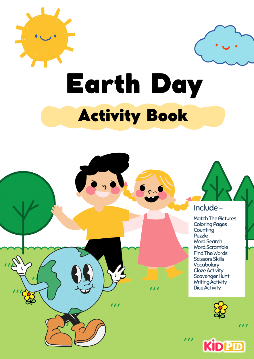 Earth Day Activity Book Cover