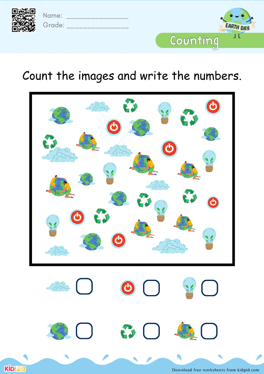 Counting Image Activity For Kindergartners