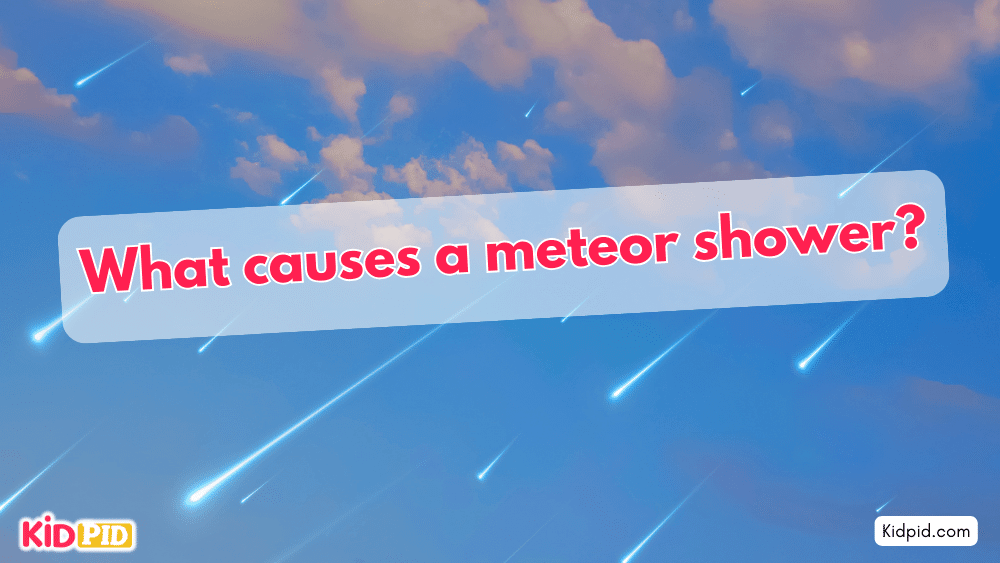 What causes a meteor shower