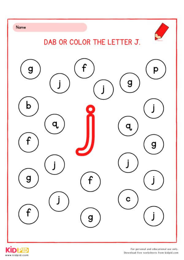 Color the Letter A to Z Worksheet