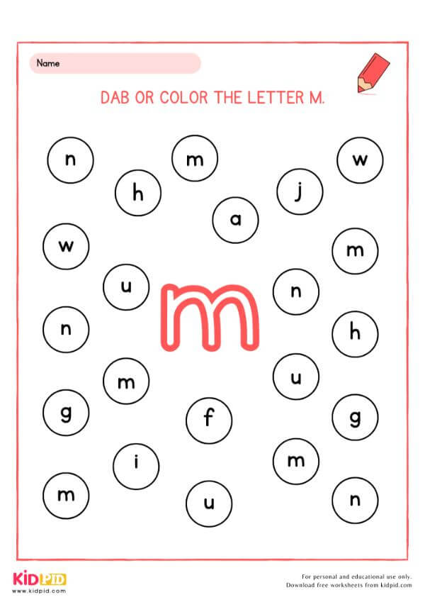Color the Letter A to Z Worksheet