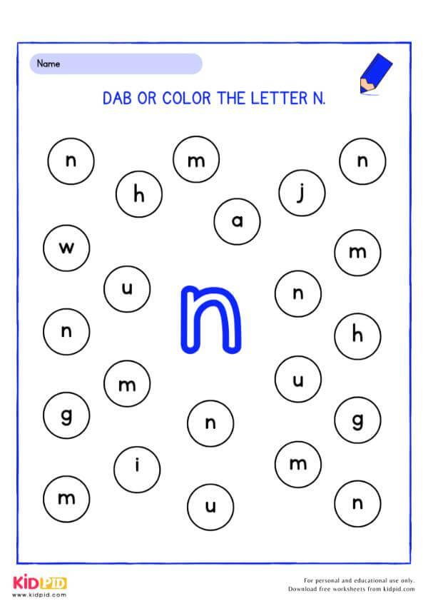 Color the Letter A to Z Worksheet