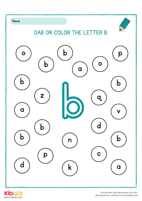 Color the Letter A to Z Worksheet