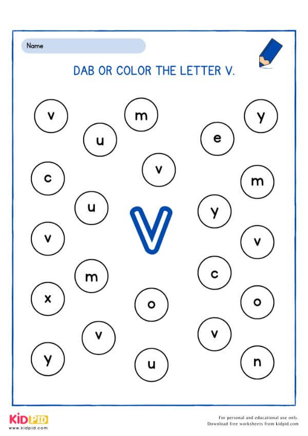 Color the Letter A to Z Worksheet