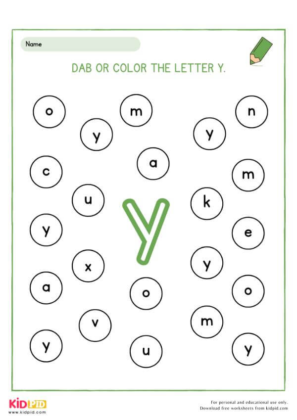 Color the Letter A to Z Worksheet