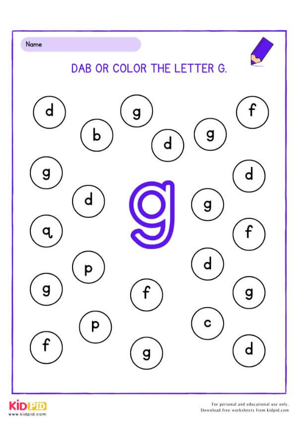 Color the Letter A to Z Worksheet