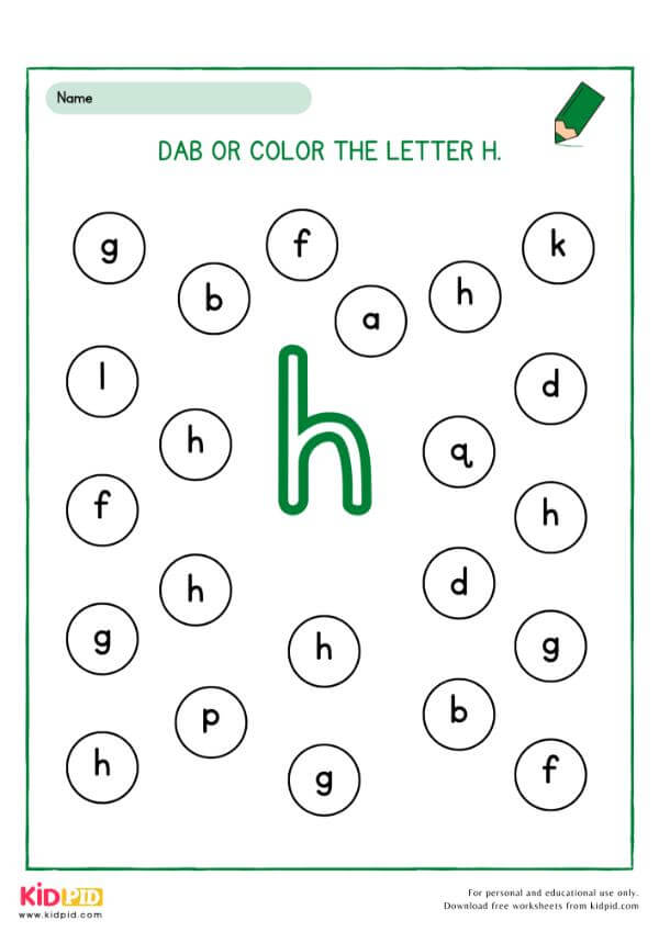 Color the Letter A to Z Worksheet