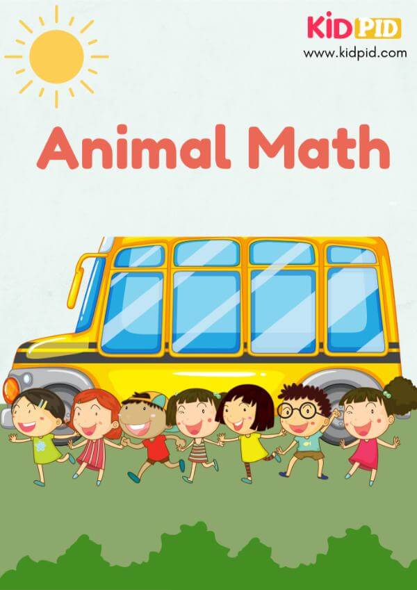 Cute Animal Math Worksheet