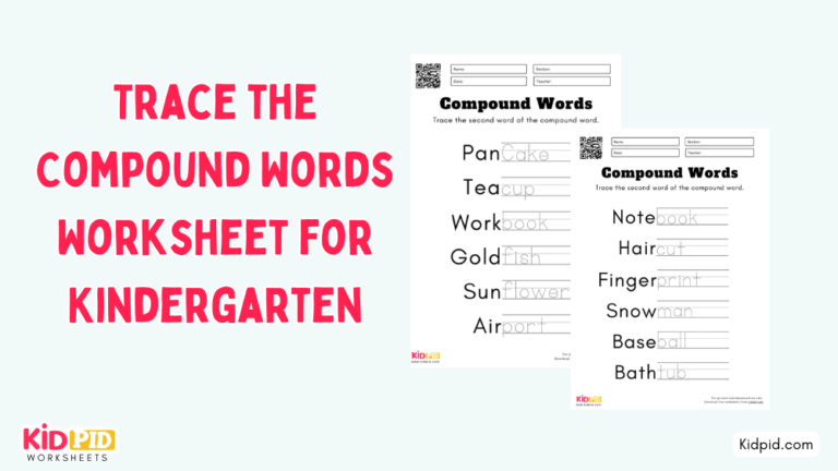 Form Compound Words Printable Worksheets for Grade 1 - Kidpid