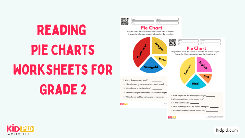 Reading Pie Charts Worksheet For Grade 2