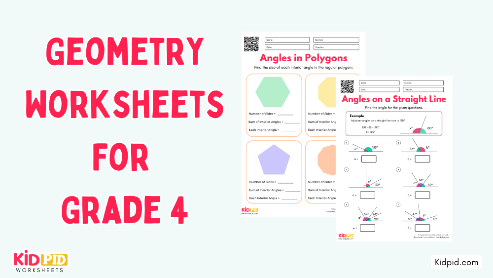 Geometry Worksheets For Grade 4