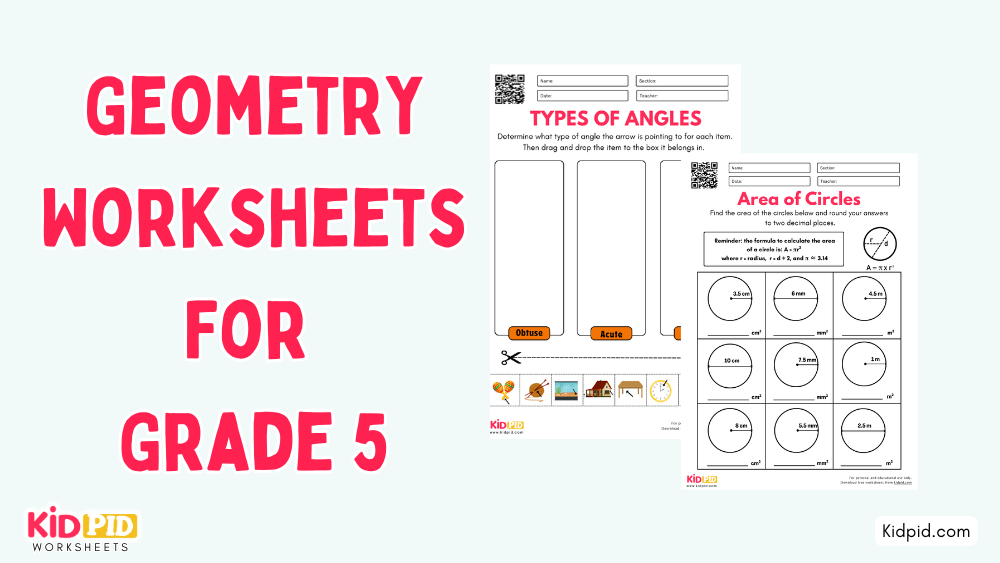 Geometry Worksheets For Grade 5