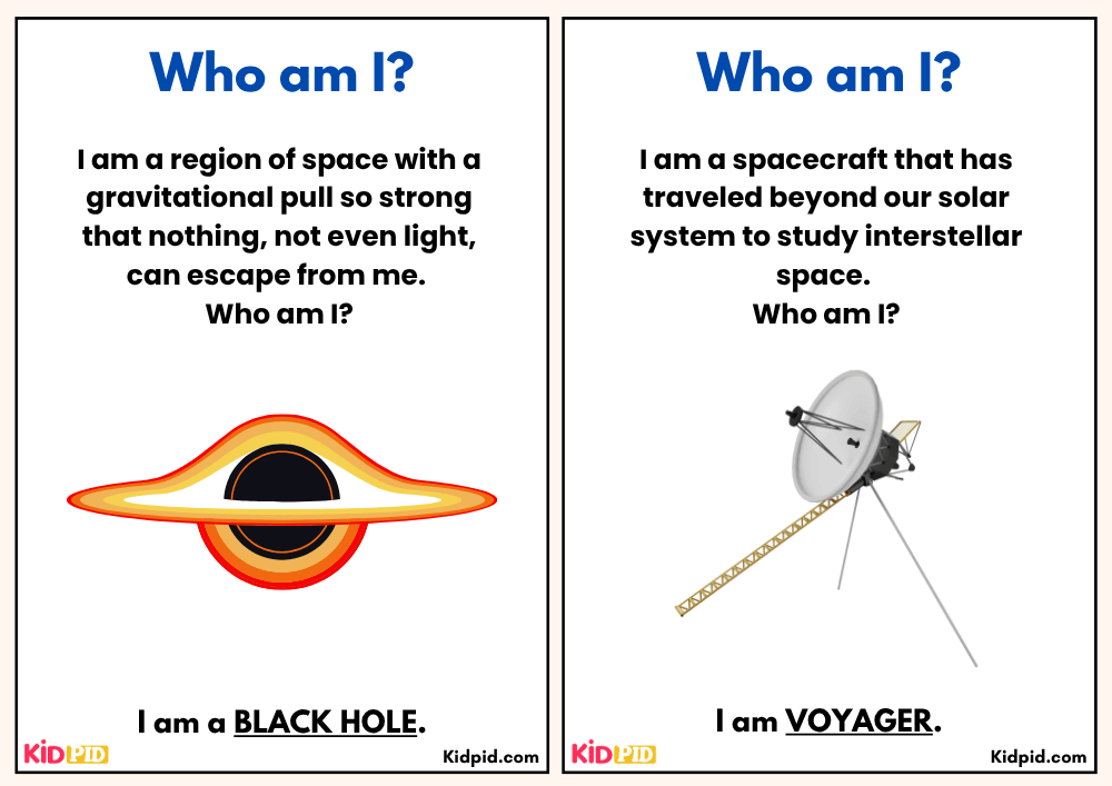 Black Hole and Voyager - Space Riddles