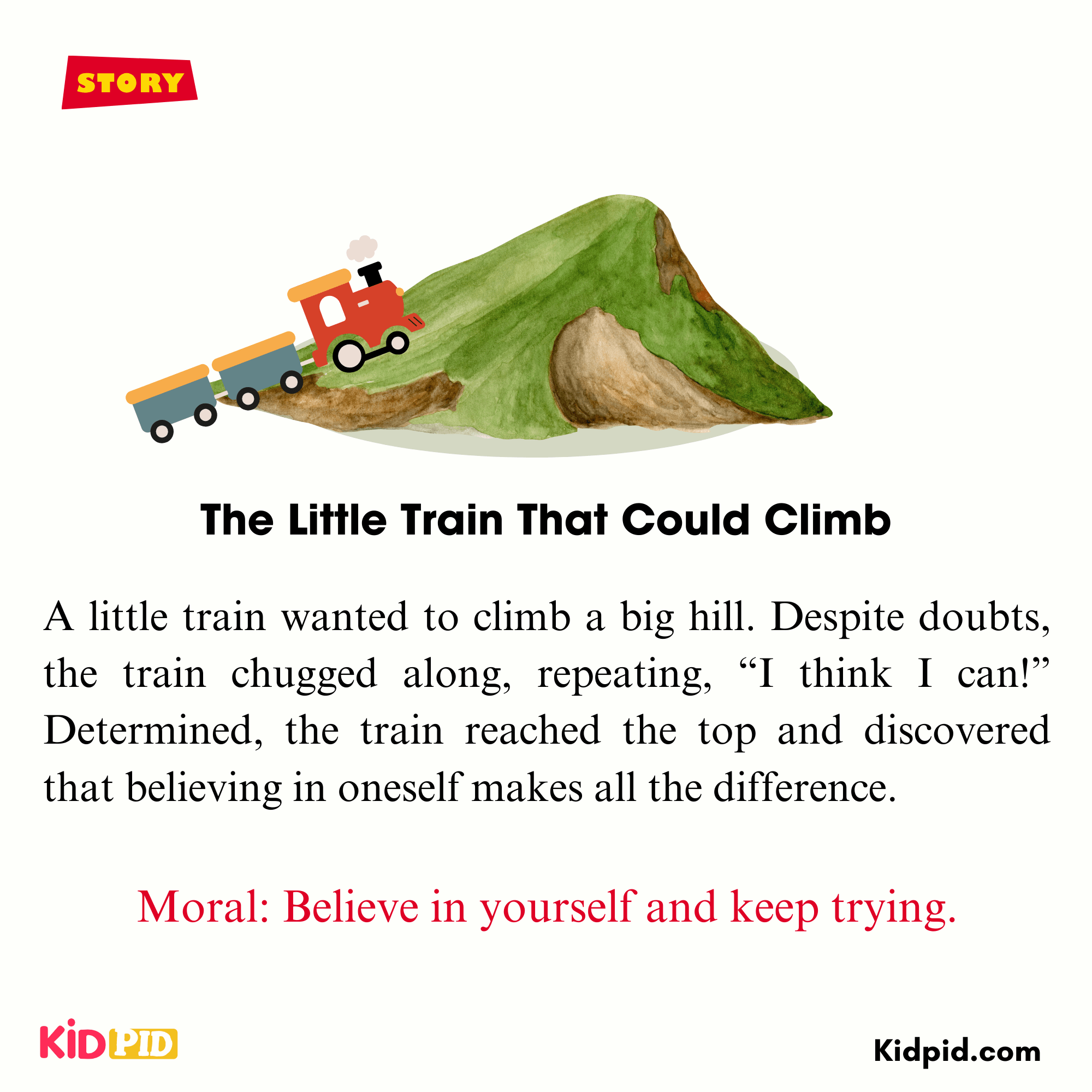 The Little Train That Could - Short Moral Stories in English