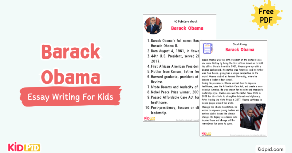 Essay - Barack Obama