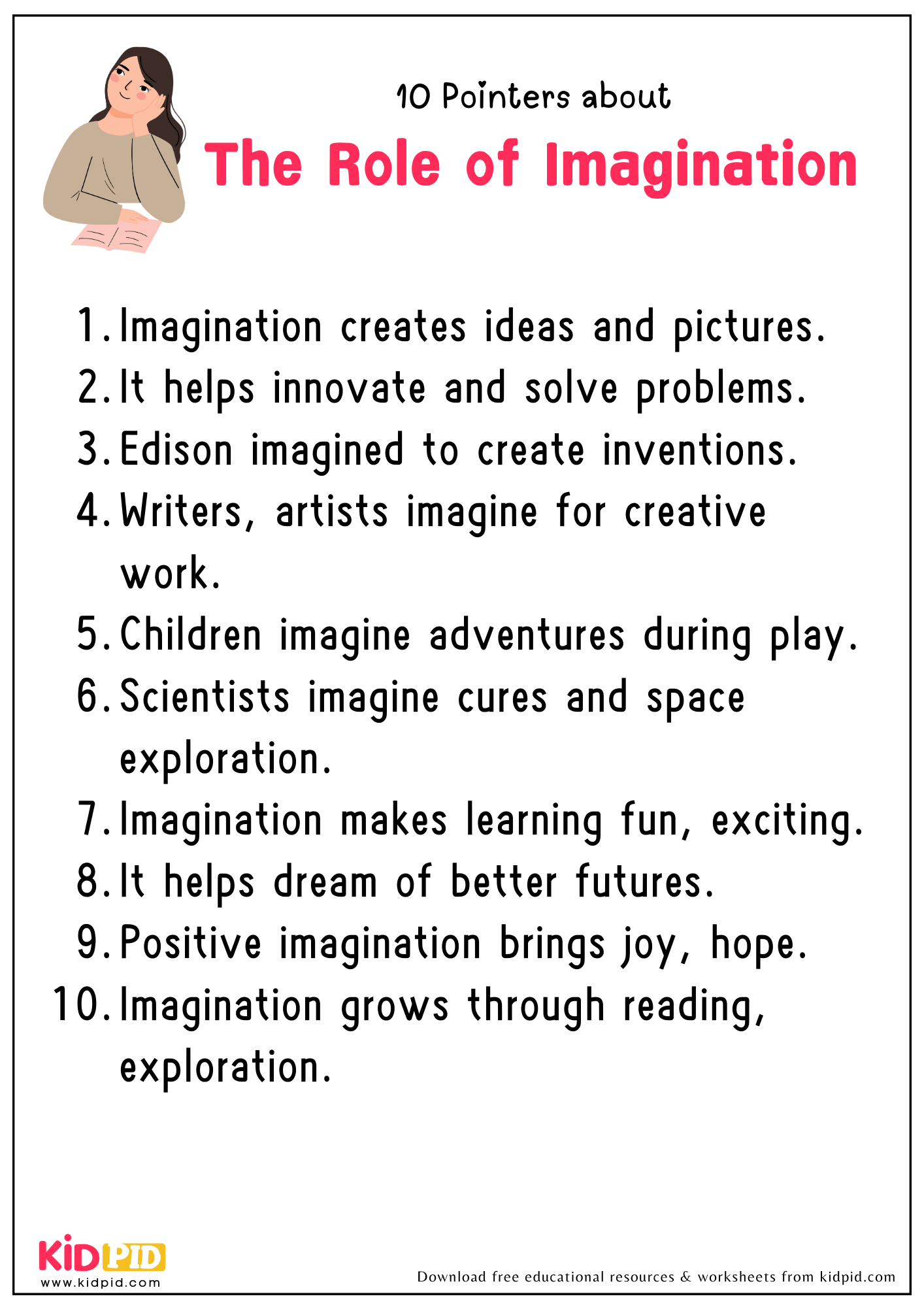 10 Pointers about The Role of Imagination