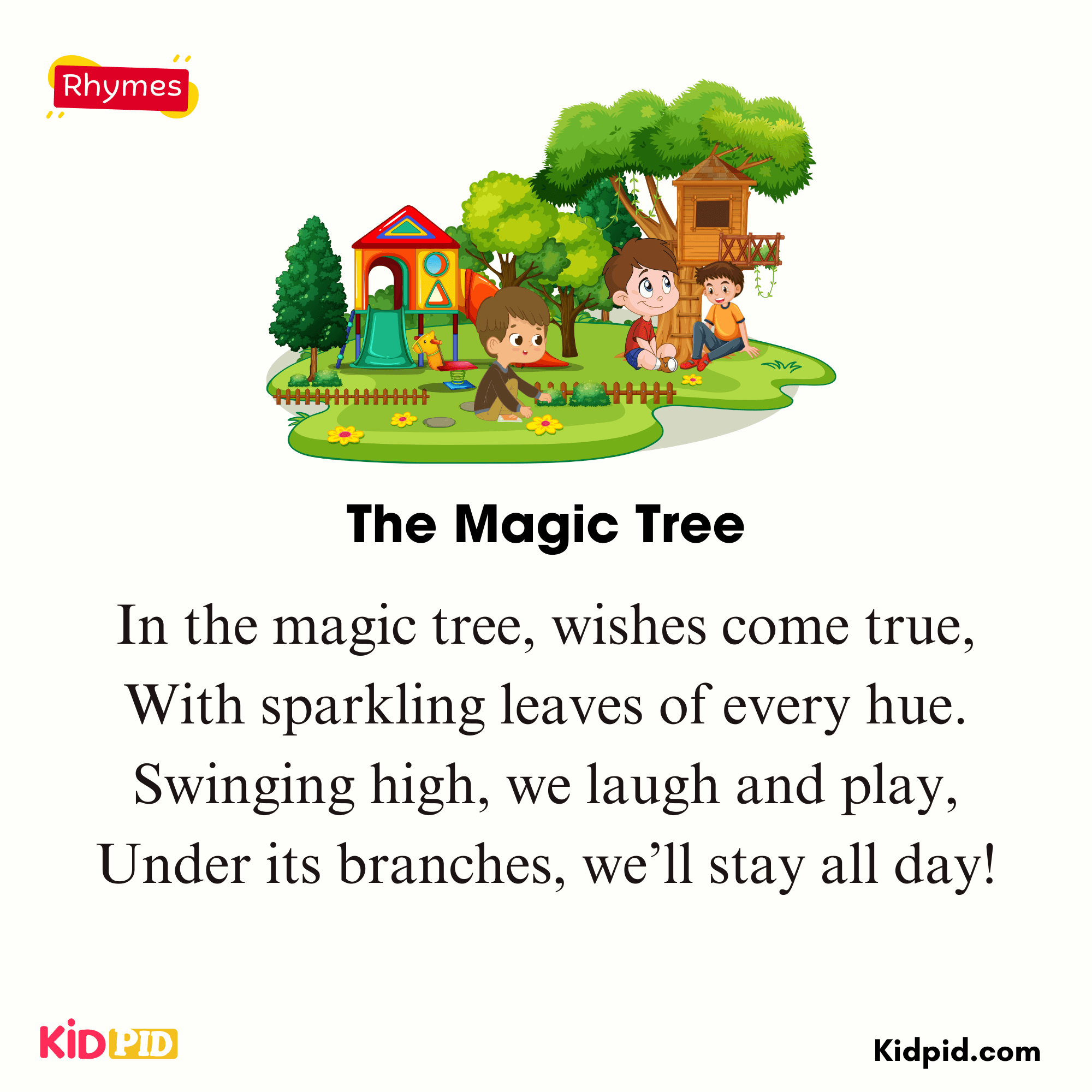 The Magic Tree - Rhyming Stories for Grade 1