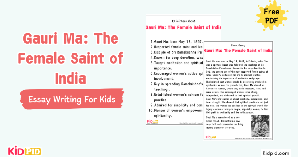 Essay - Gauri Ma: The Female Saint of India