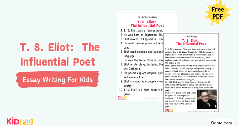 Essay - T. S. Eliot: The Influential Poet