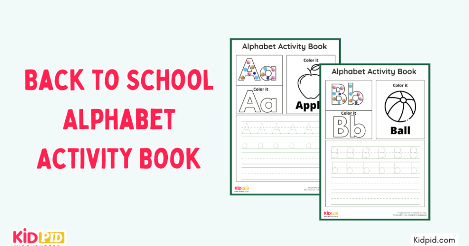 Back to School Alphabet Activity Book