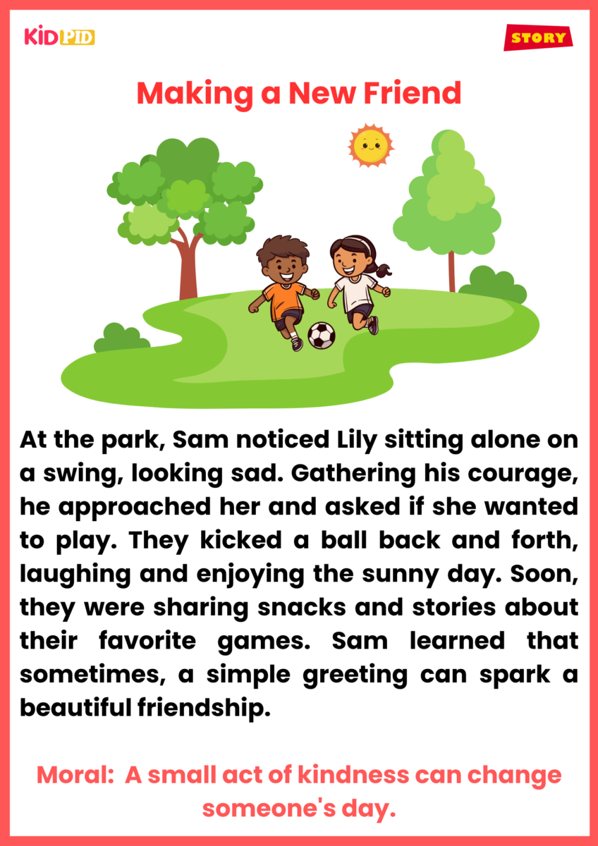 Everyday Life and Friendship Short Stories With Moral For Children - Kidpid
