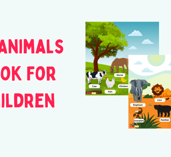 My Animals Vocabulary Book For Children
