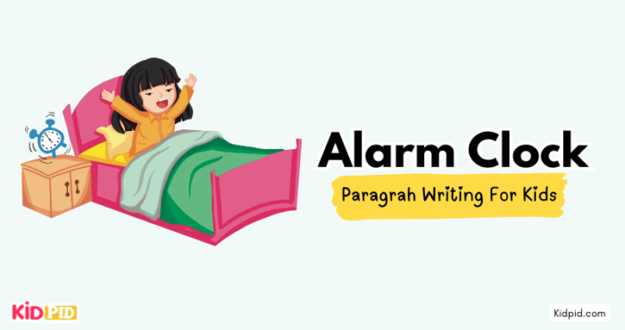Paragraph on 'Alarm Clock' - Kidpid