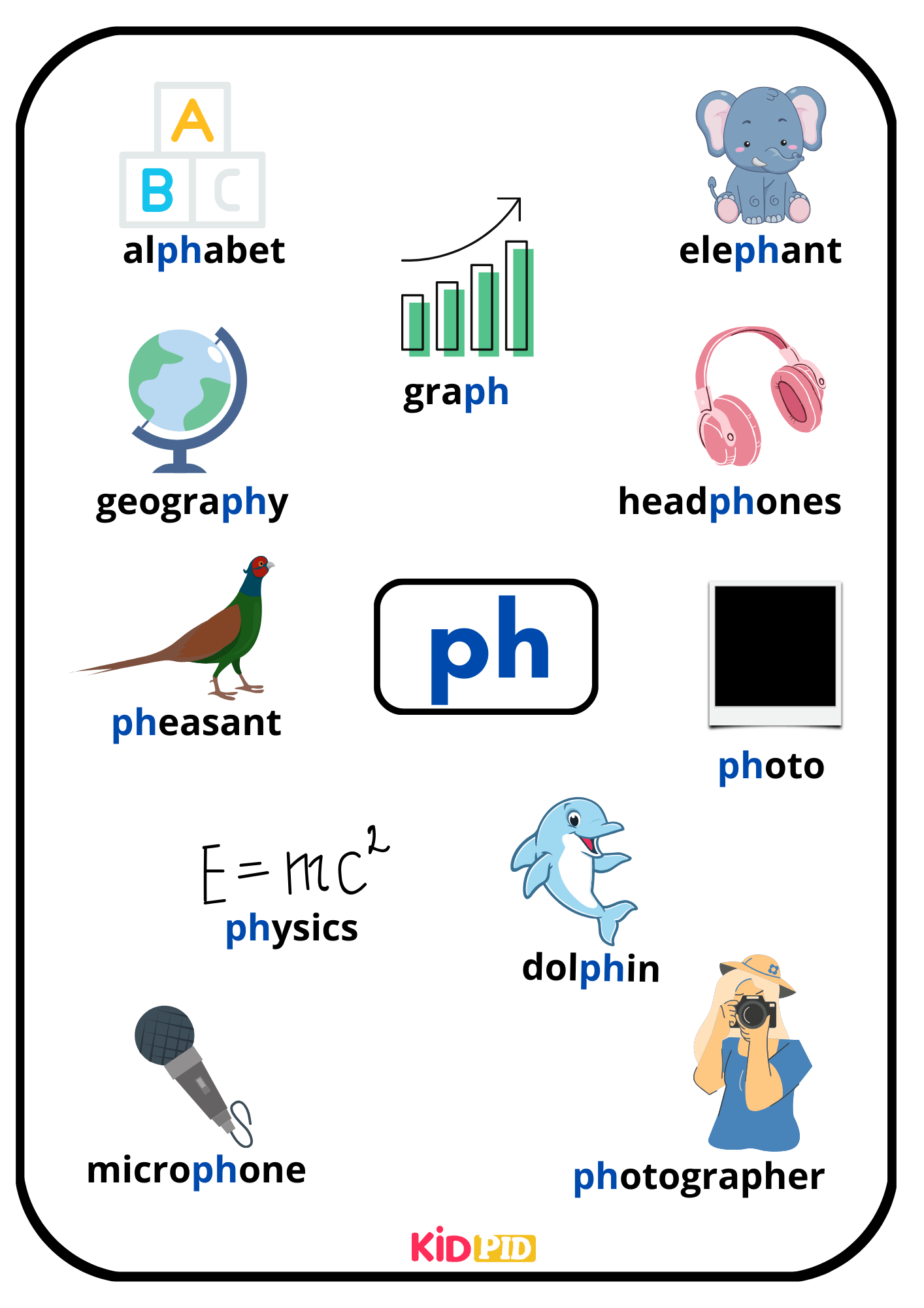 ph - Phonics Words Book