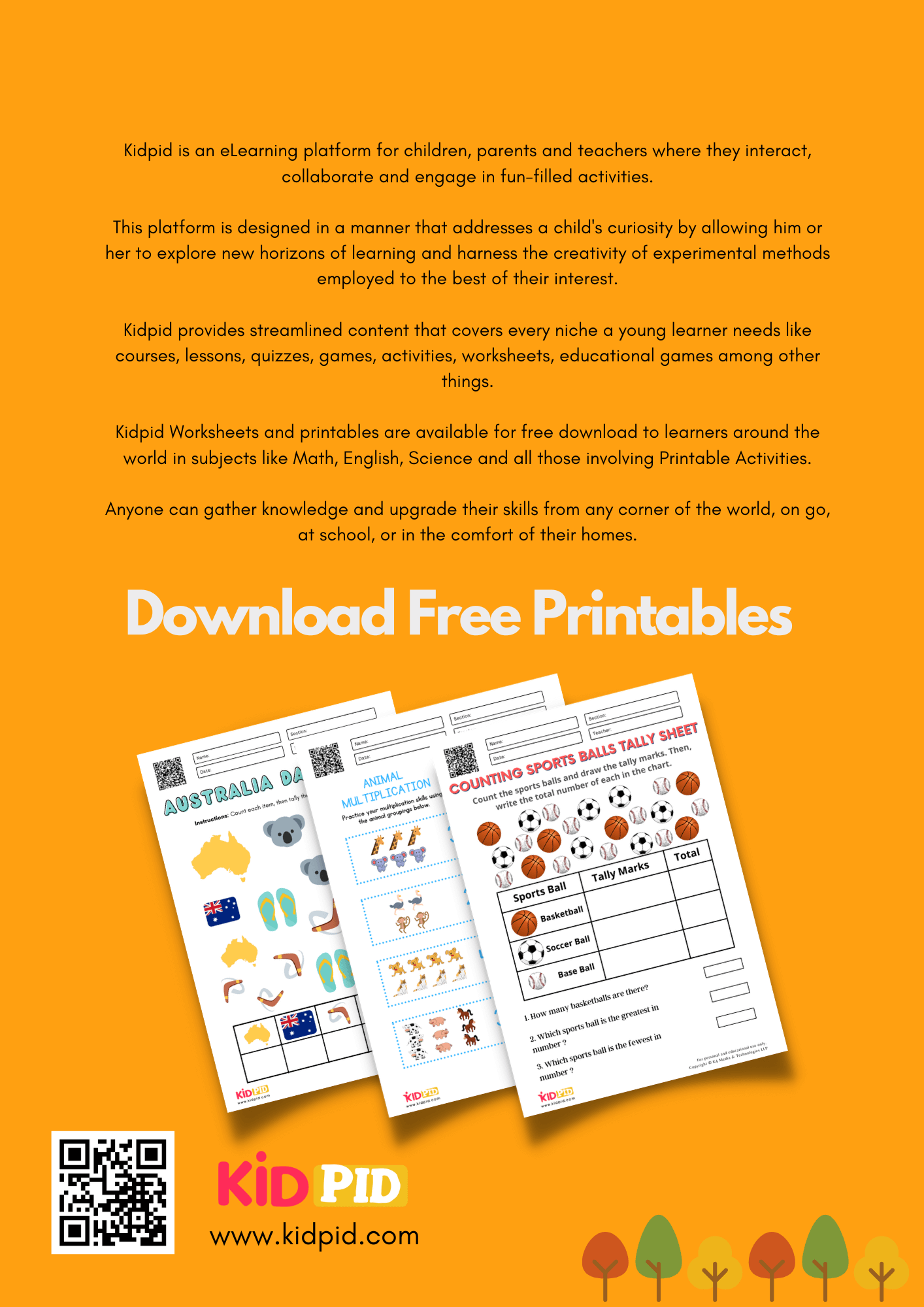 Phonics Words Book - Last Cover Page