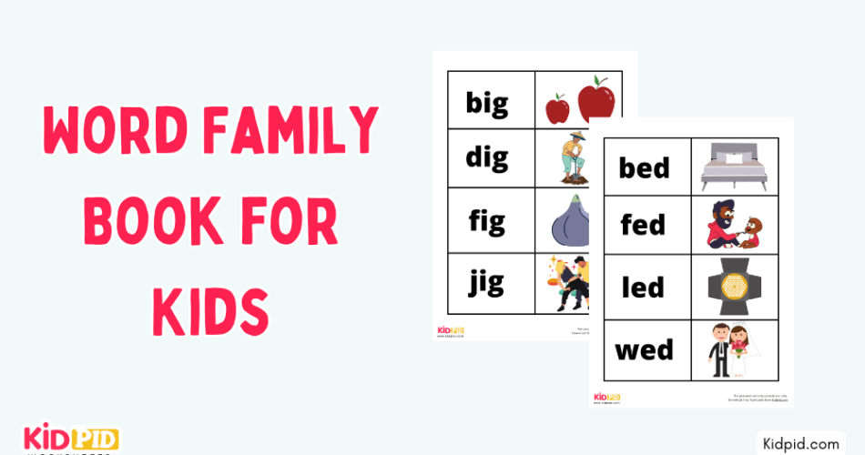 Word Family Book for Kids