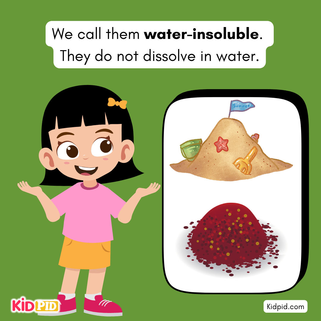 Water Soluble and Water Insoluble