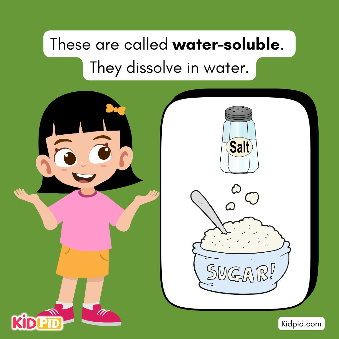Water Soluble and Water Insoluble