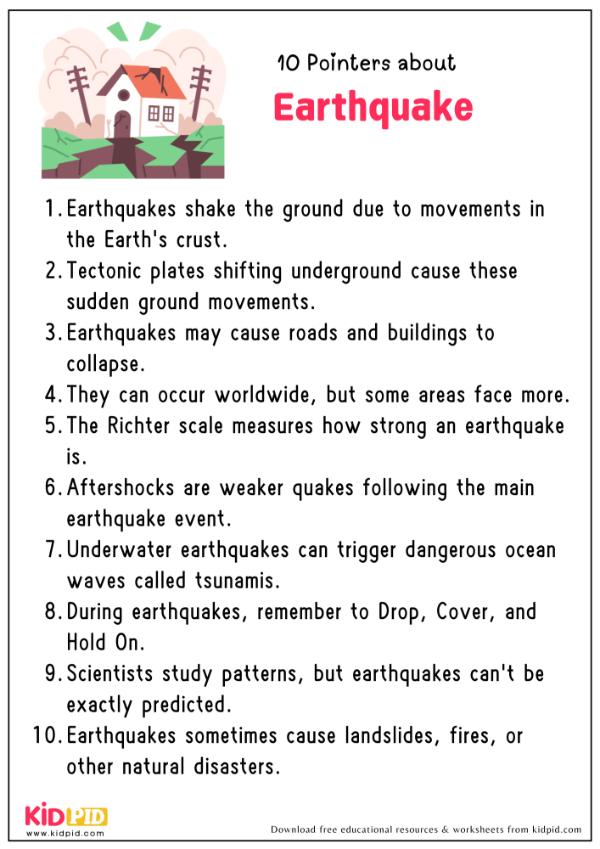 10 Pointers About Earthquake