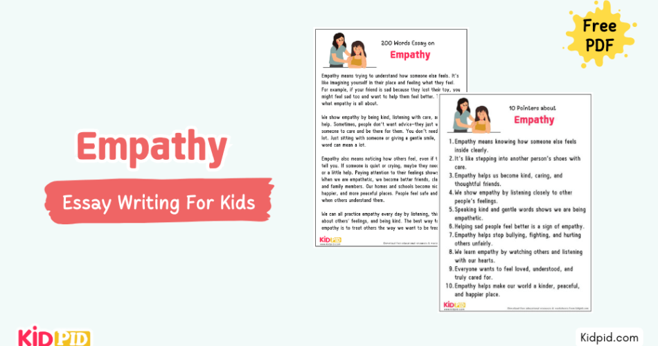 Empathy : Essay, 10 Pointers & Questions