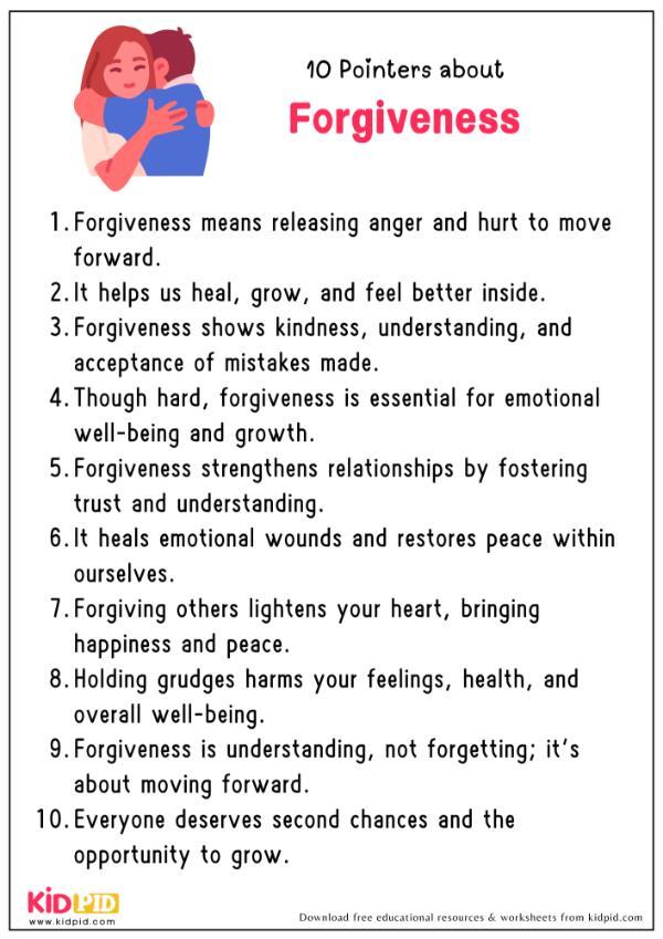 10 Pointers About Forgiveness