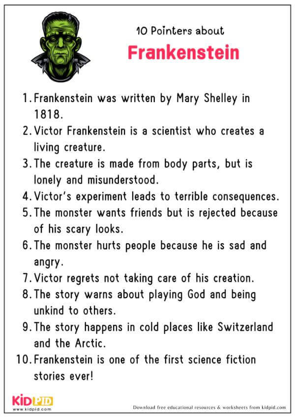 10 Pointers About Frankenstein 